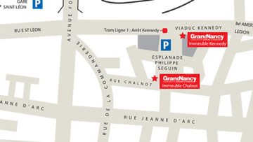 Plan d'accès au bâtiment Chalnot